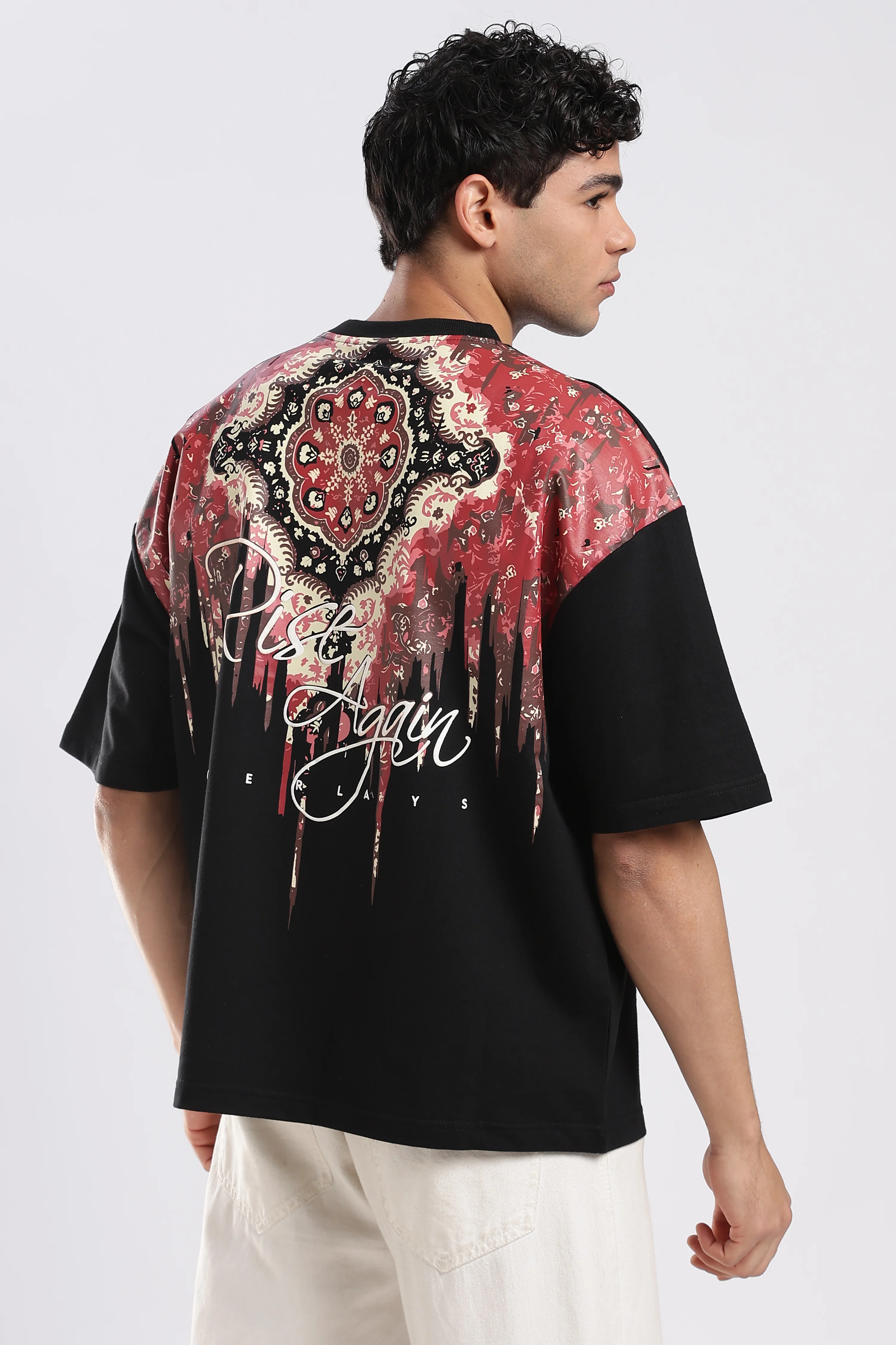Carpedian  Black Oversized Tshirt - Image 10