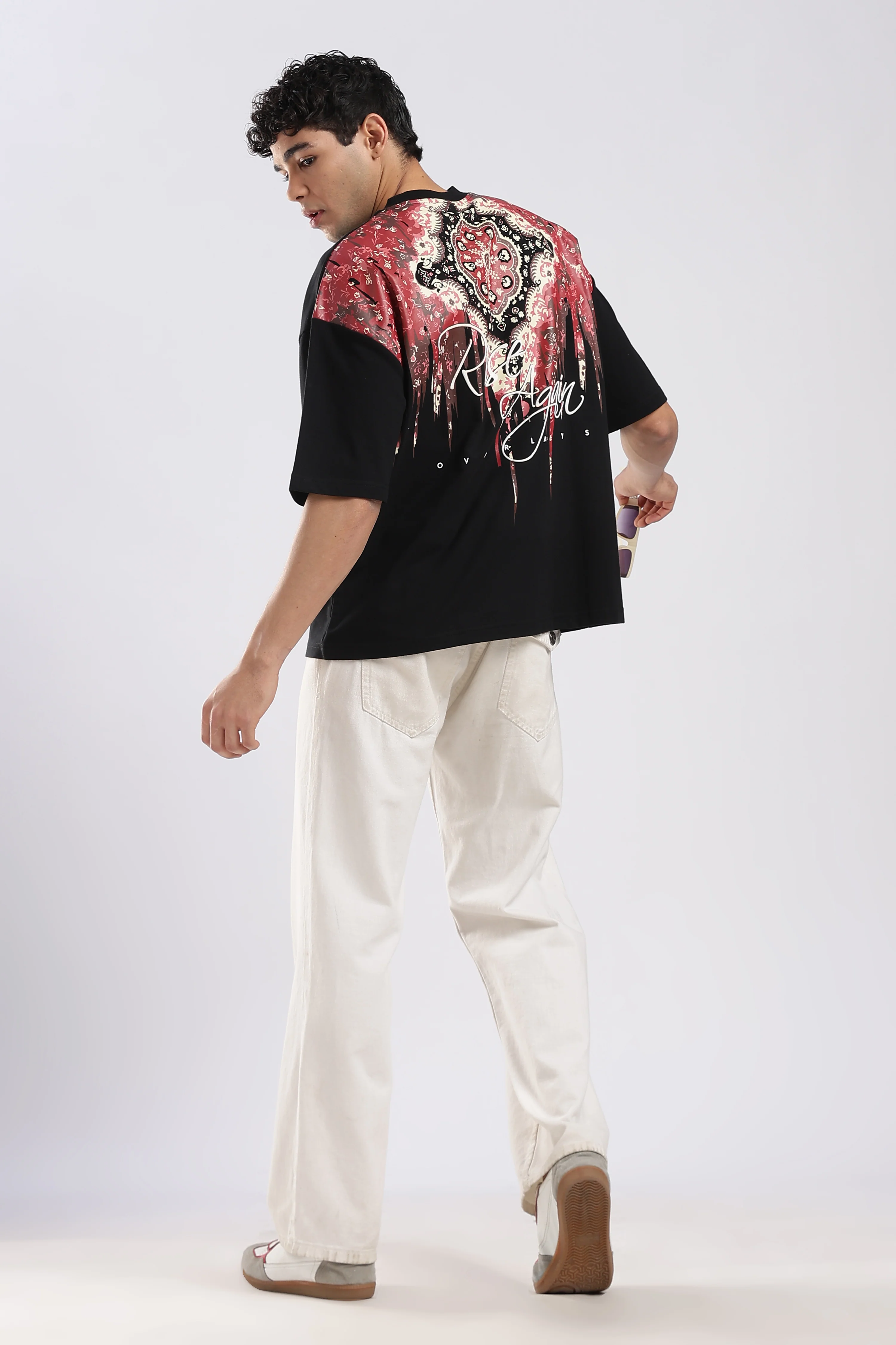 Carpedian  Black Oversized Tshirt - Image 14