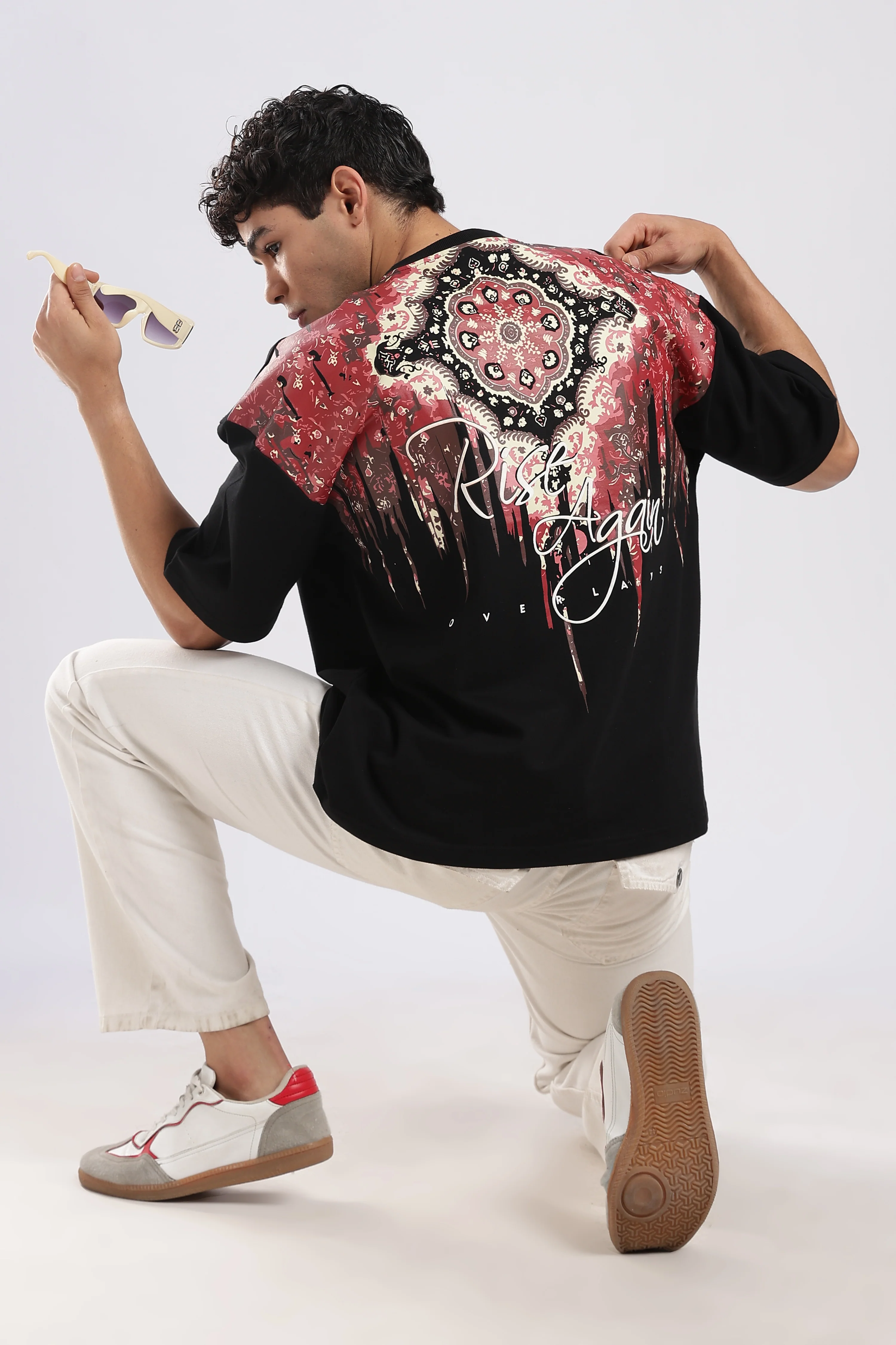 Carpedian  Black Oversized Tshirt - Image 17