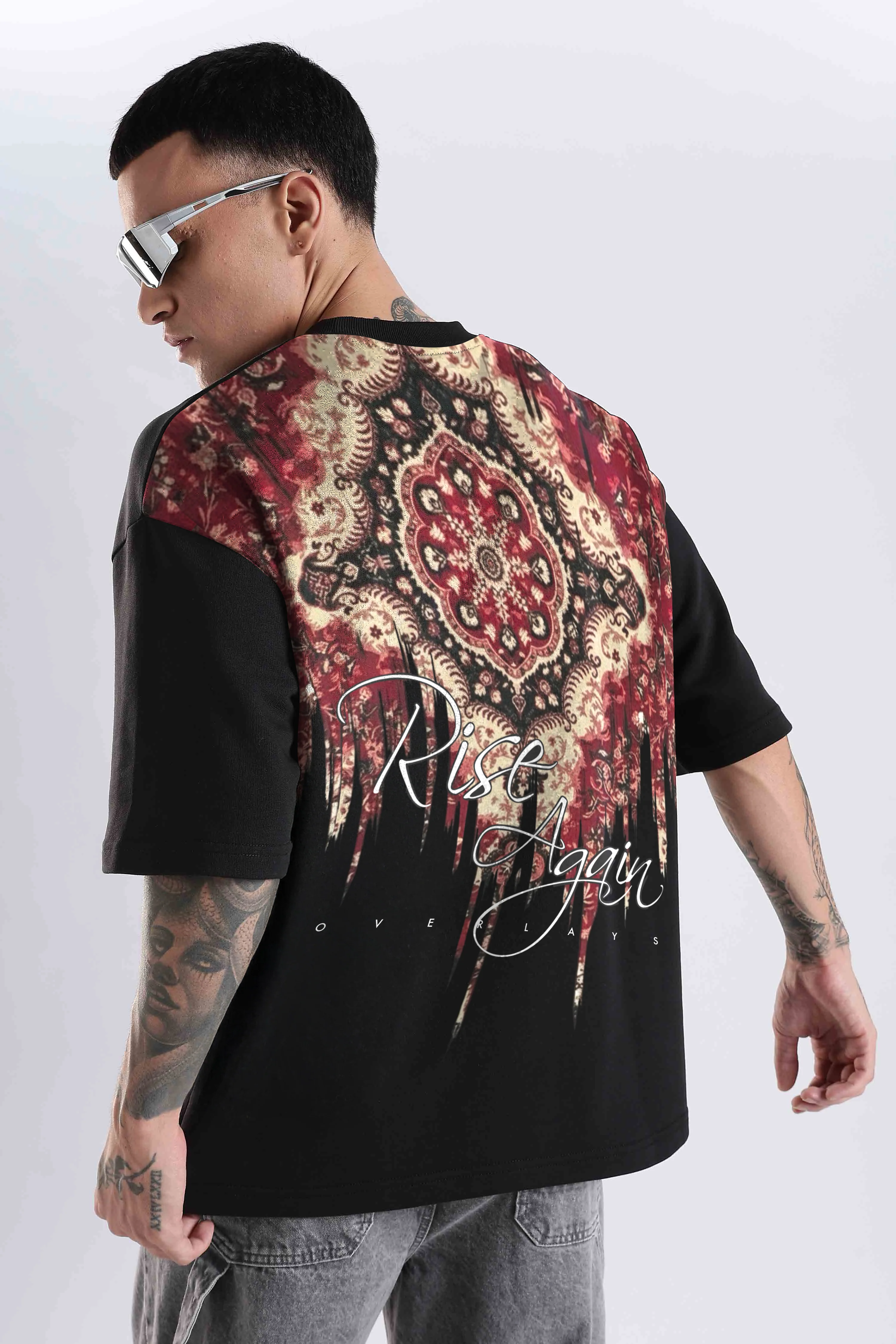 Carpedian  Black Oversized Tshirt - Image 3