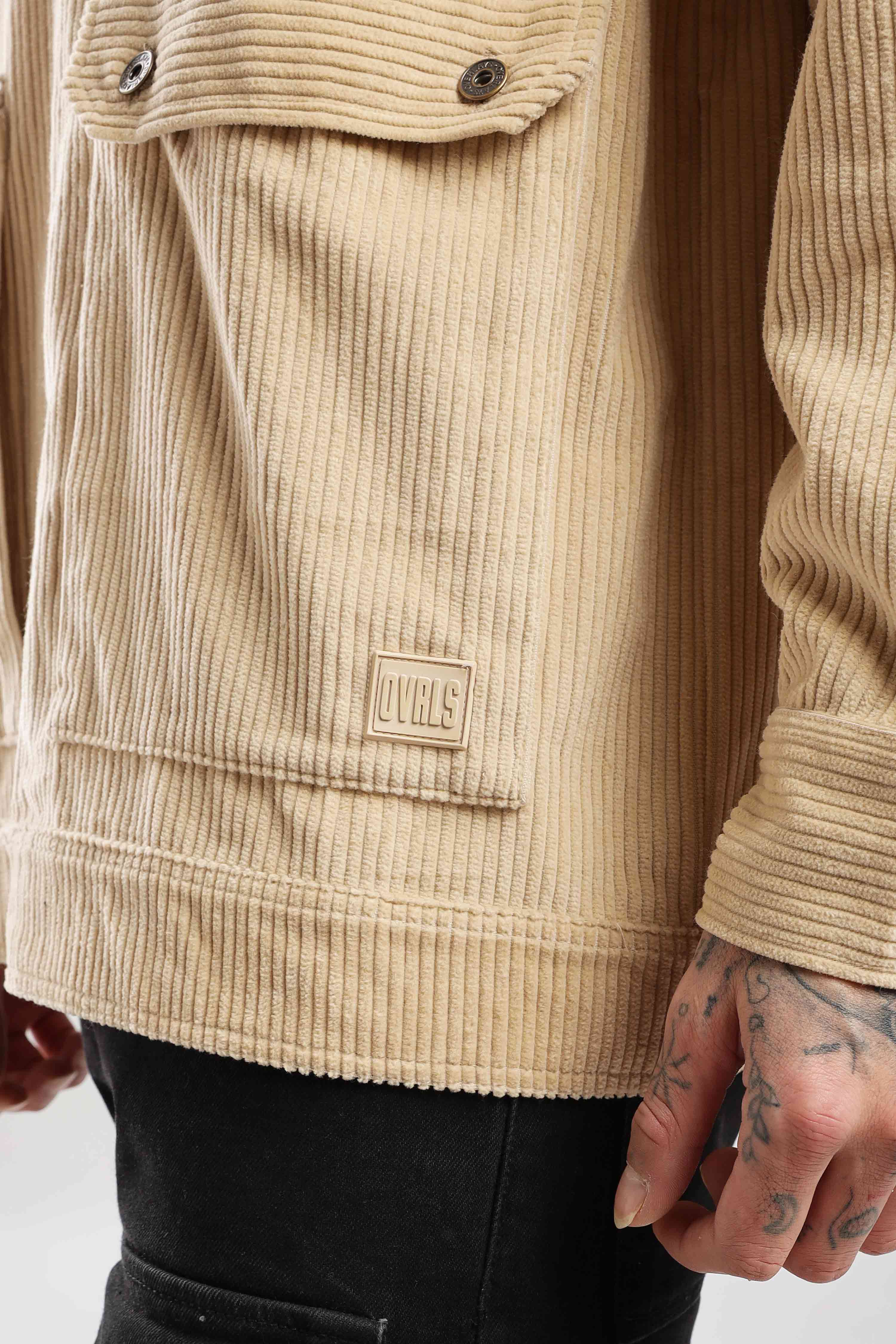 Fawn Textured Corduroy Shaket - Image 8