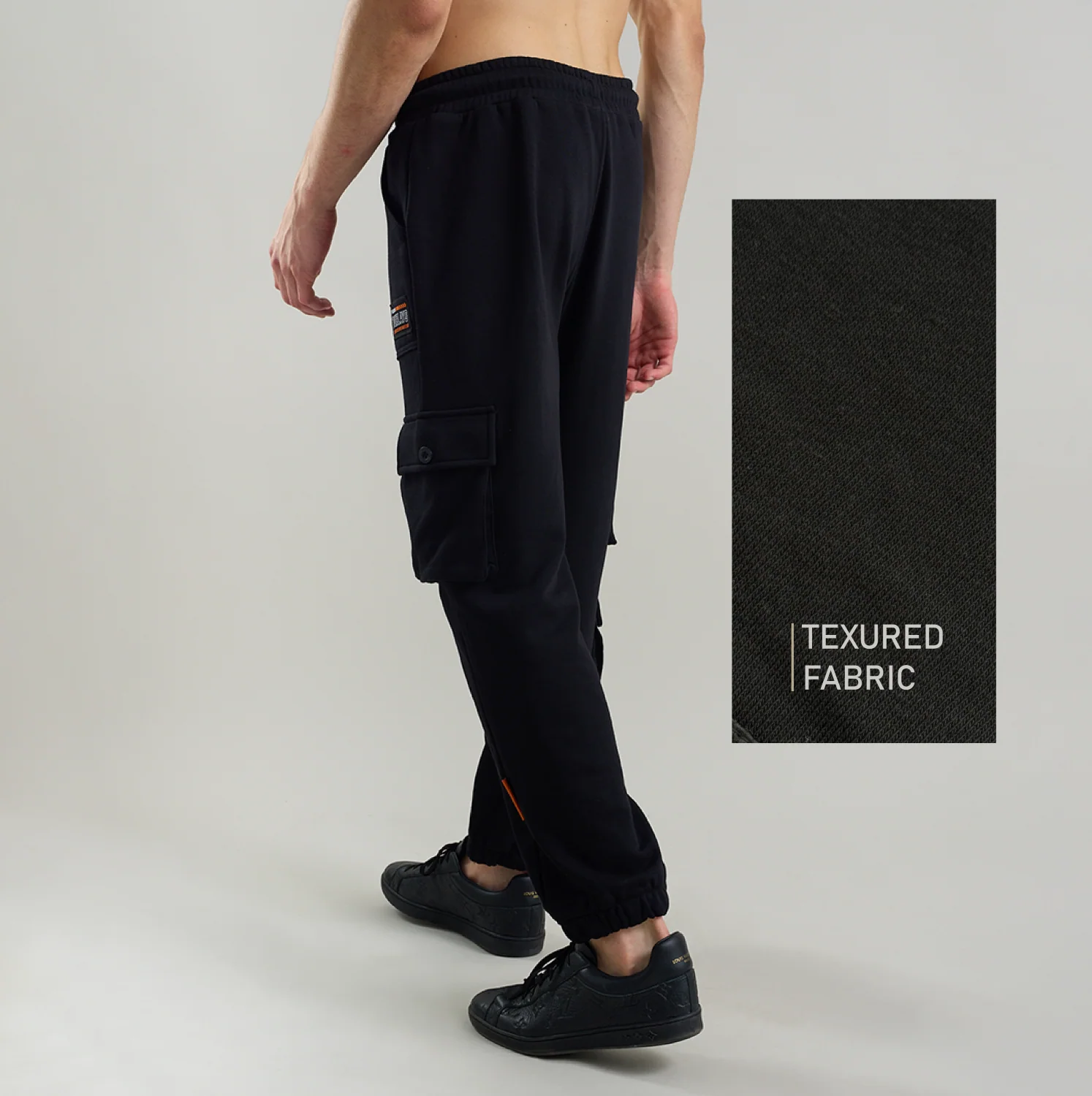 Heavy Weight Combat Black Joggers - Image 4