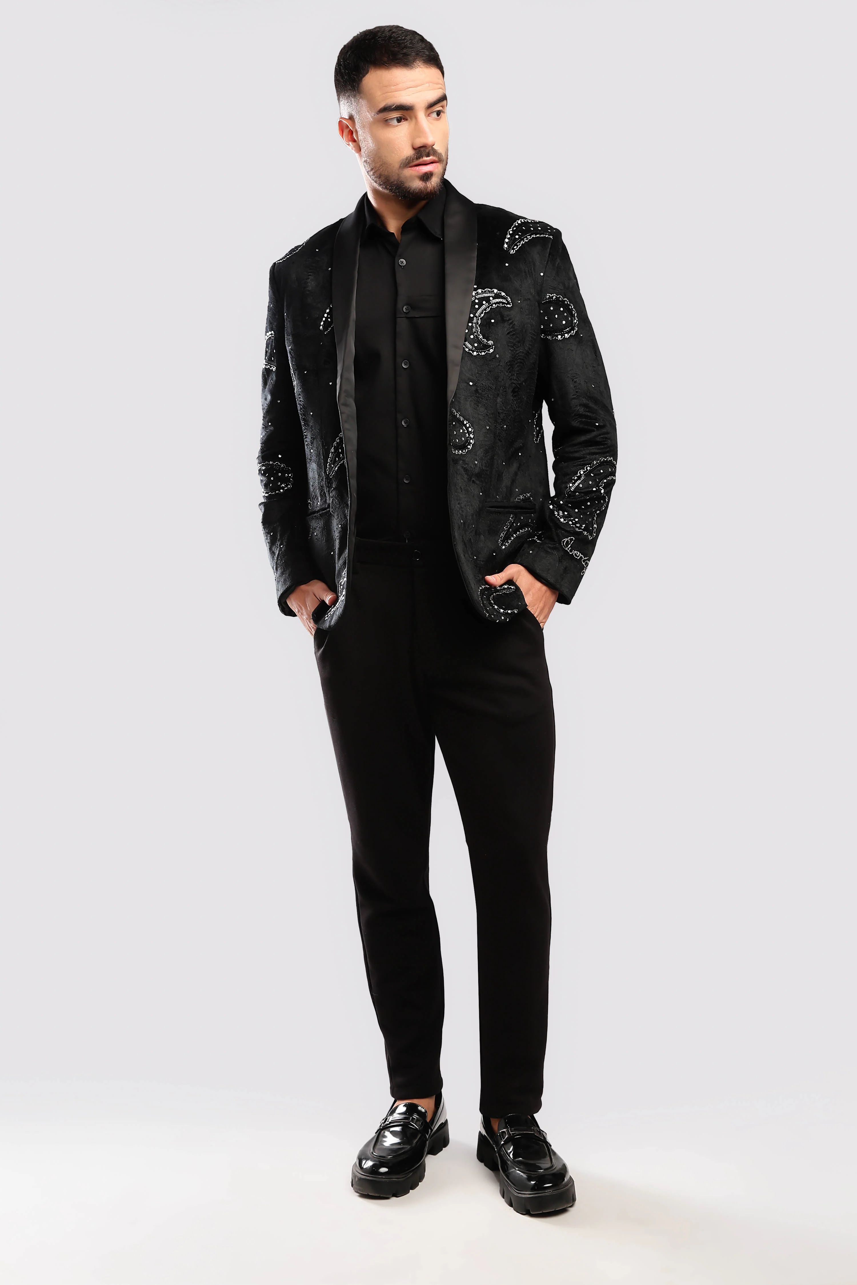 Stardust Sequenced Paisley Suit - Image 14