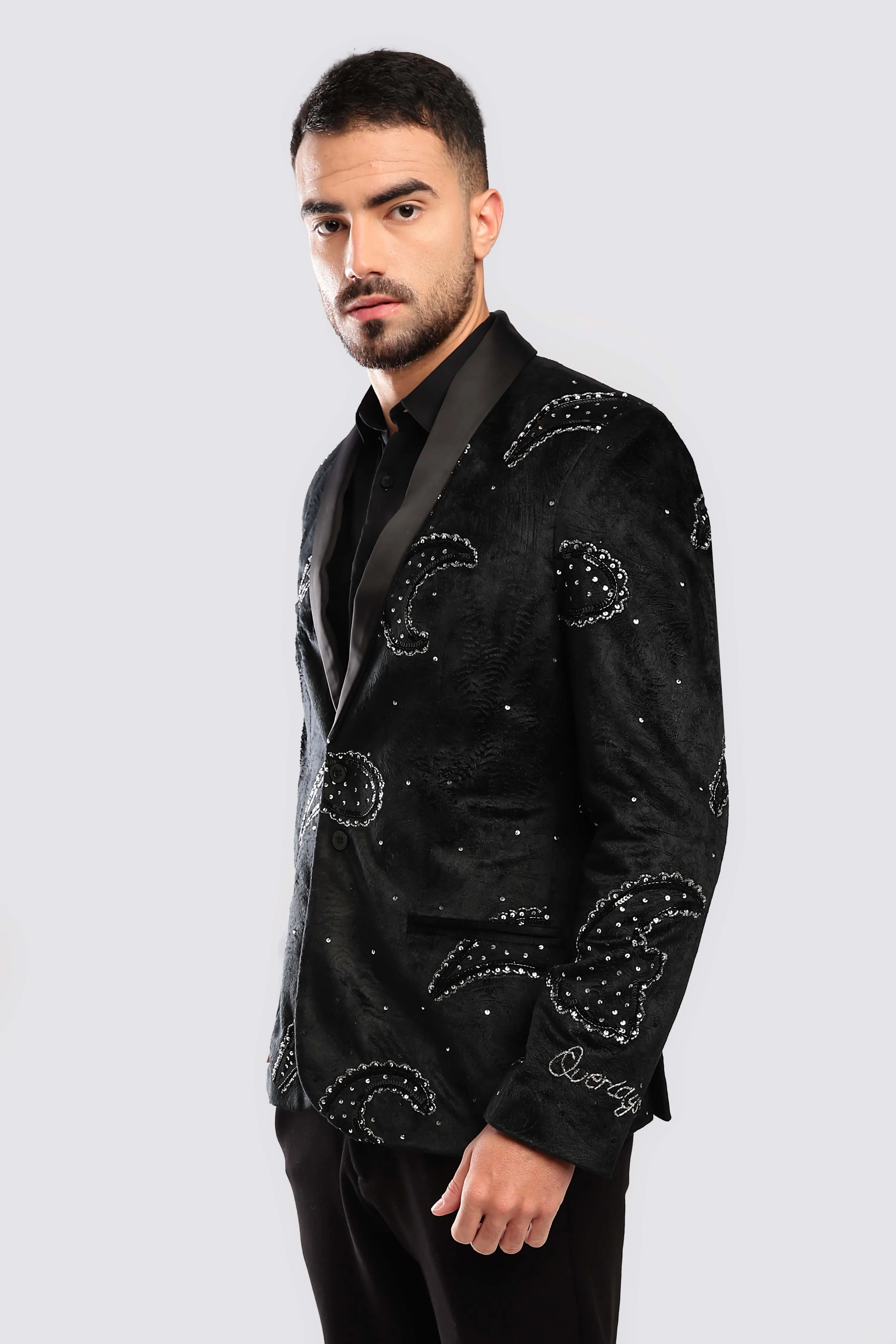 Stardust Sequenced Paisley Suit - Image 5